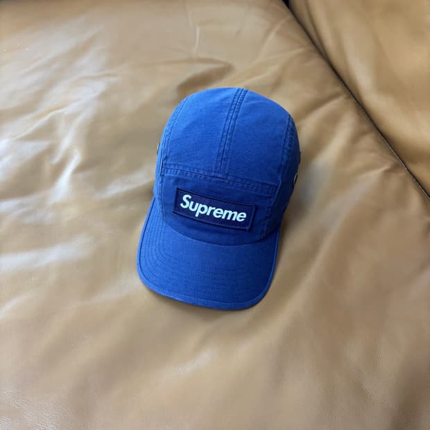 Supreme 슈프림 23ss 밀리터리 워시드 네이비 캠프캡 모자