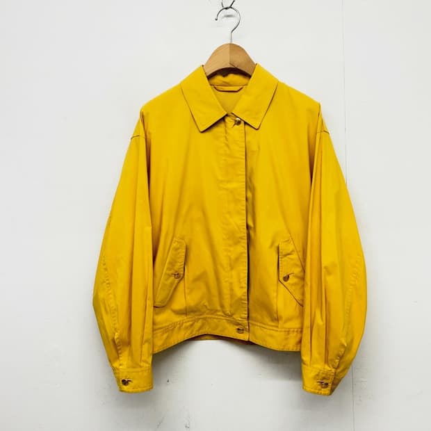 90s JPN 버버리 옐로우 헤링턴 자켓
