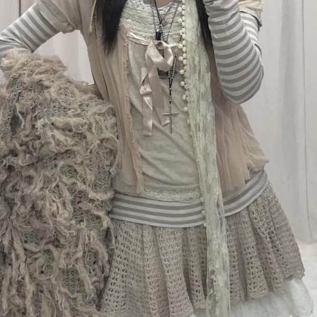 딸기 라떼모리 코디셋