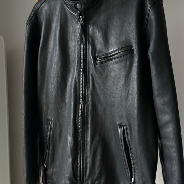 폴로 카페레이서 레더 자켓