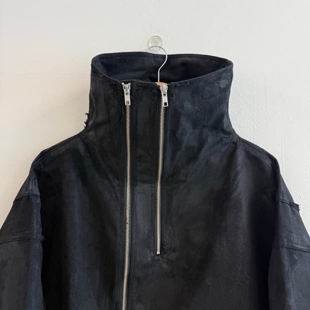Rick st Distressed oil wax jacket