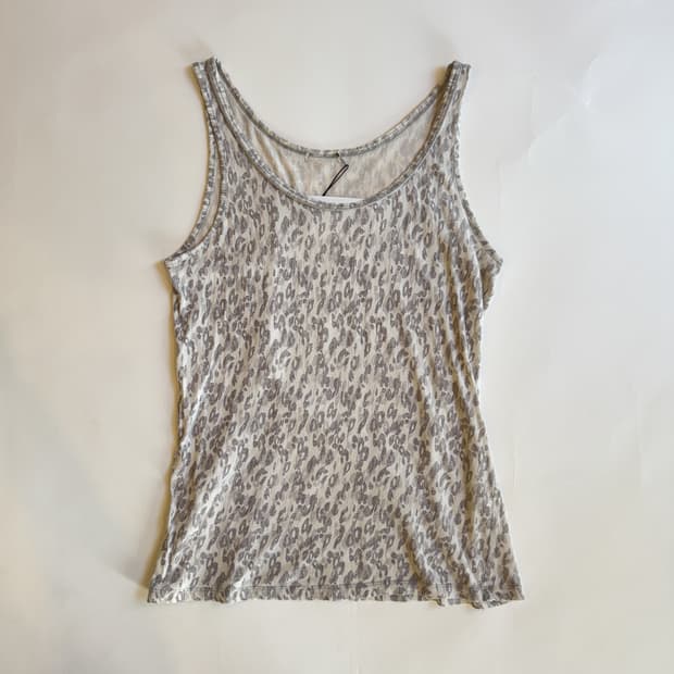 Leopard Print Sheer Tank Top