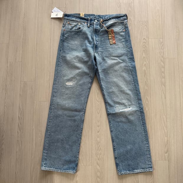 RRL 더블알엘 빈티지 파이브포켓 브리지뷰 진 32/32