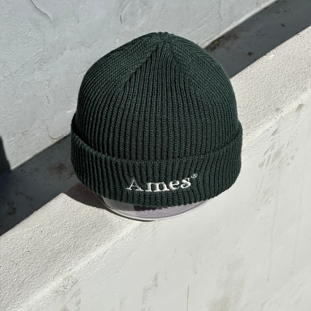 [F] 아메스 월드와이드 다크그린 비니 모자