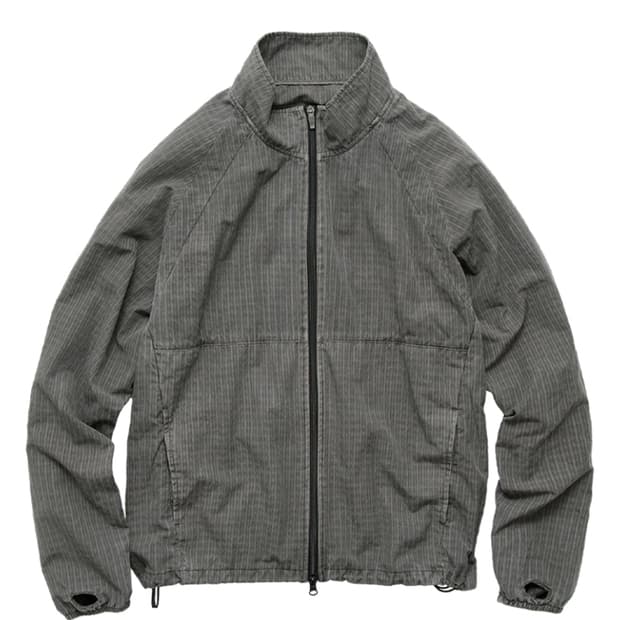 [3] 폴리테루 휴먼 체크 트랙 자켓 그레이
