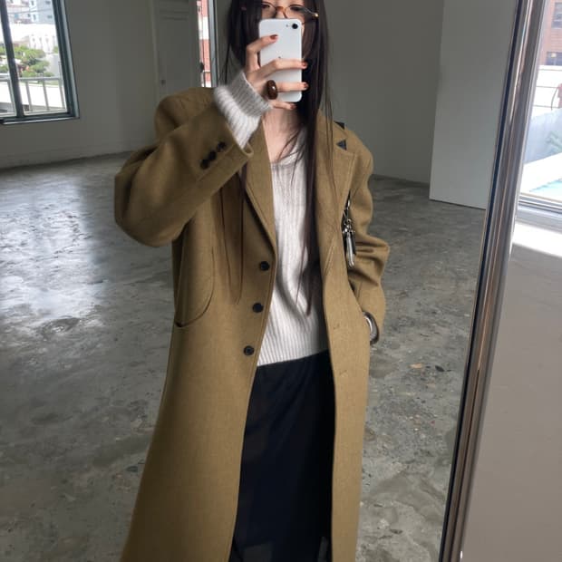 런던플랏 보울 롱코트 