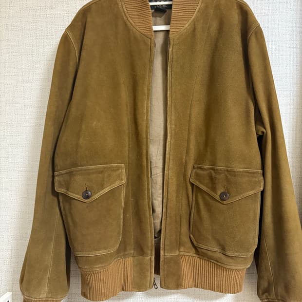 RRL 디어스킨 러프아웃 A-2 재킷 L