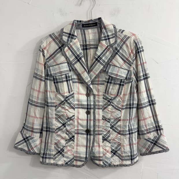 nuovo nuovo check design jacket