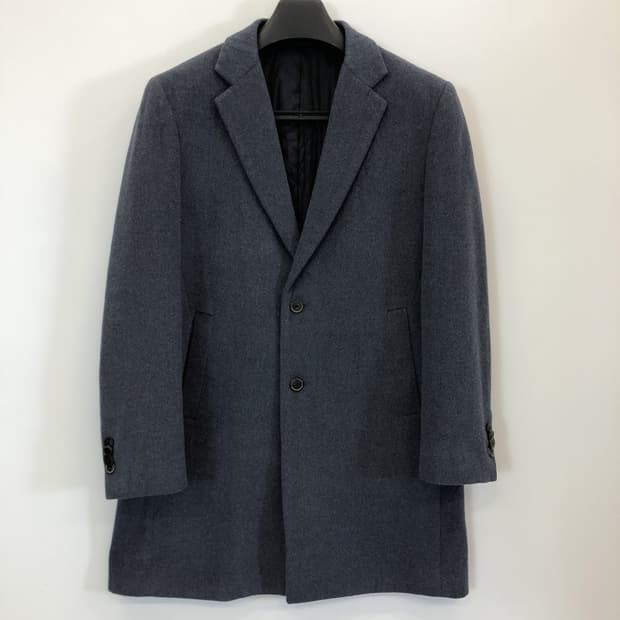 트루젠 캐시미어 체스터 블루 울코트 105사이즈