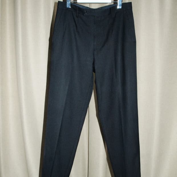 Virgin Wool Pin Stripe Pants