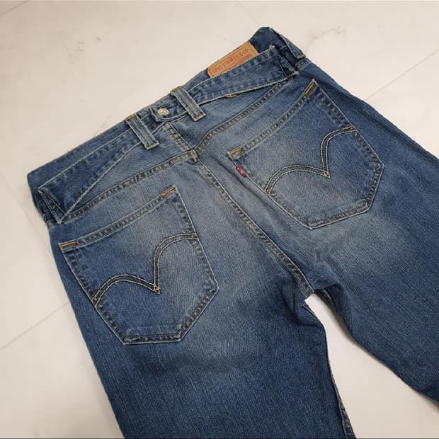 벨기에 리바이스533 신치백 데님팬츠 32x34