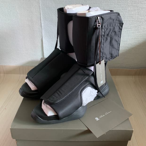 릭오웬스x아디다스 16SS 카고샌달 하이 EU44.5