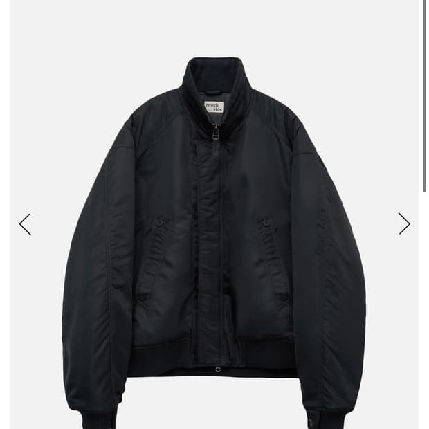 러프사이드 25FW 에비에이터(aviator) 봄버 애쉬 블랙 2사이즈