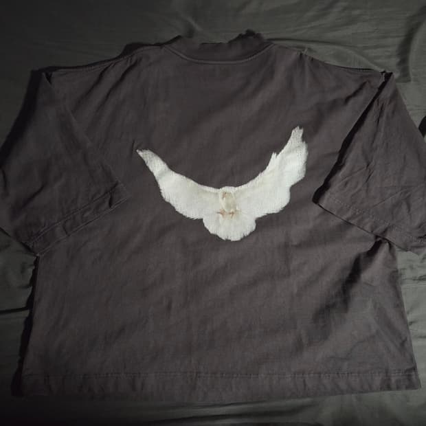 YEEZY GAP DOVE 3/4 SHORT SLEEVE