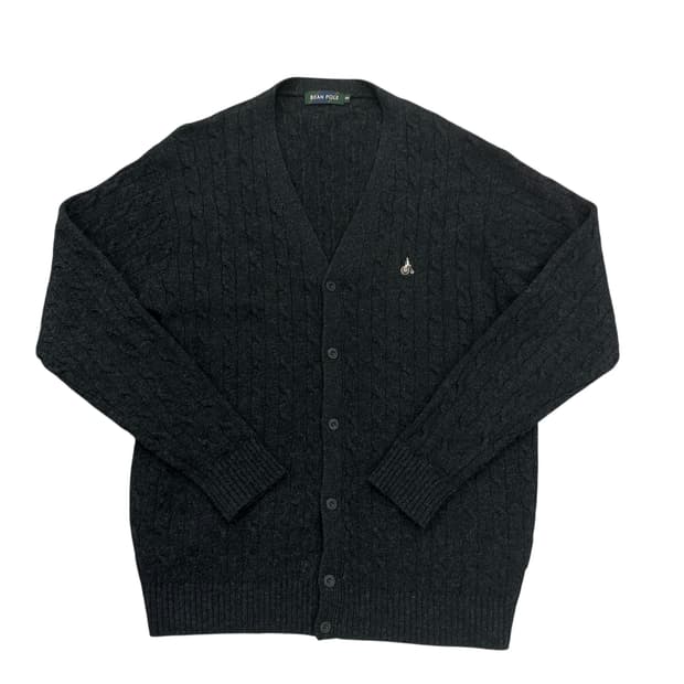 빈폴 꽈배기 가디건