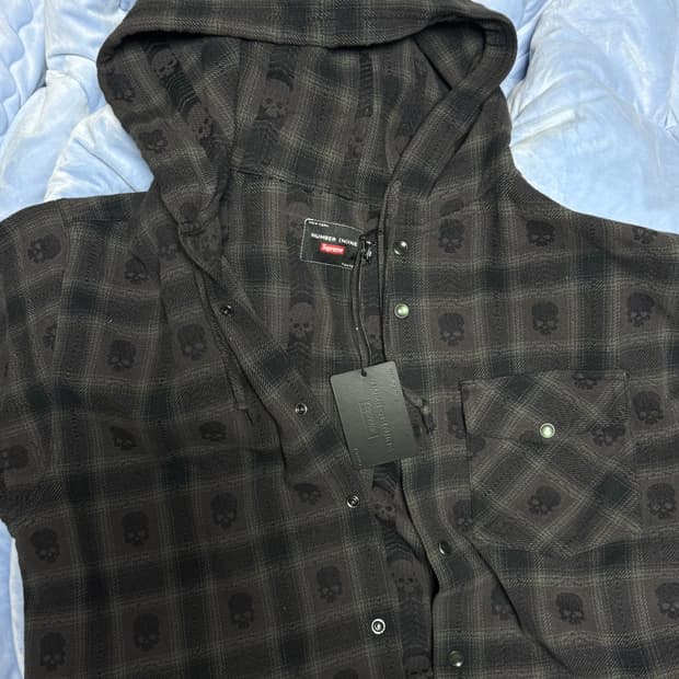 슈프림 넘버나인 플란넬셔츠