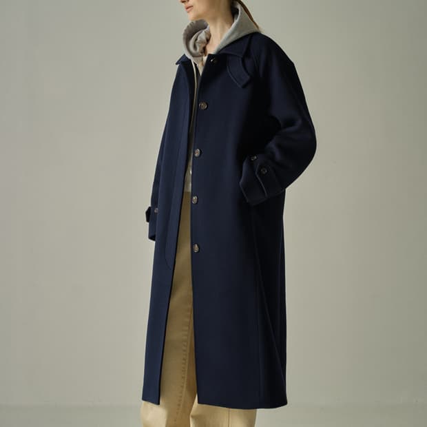 [새상품]파사드패턴 캐시미어 발마칸 코트