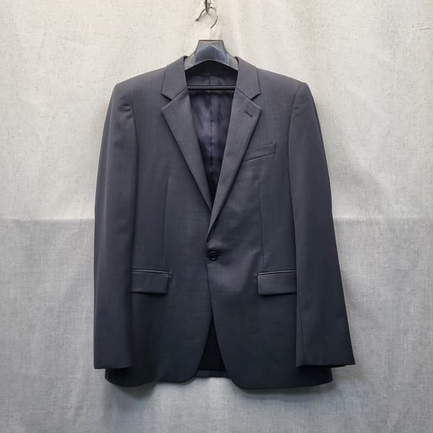 솔리드 옴므 그레이 블레이저