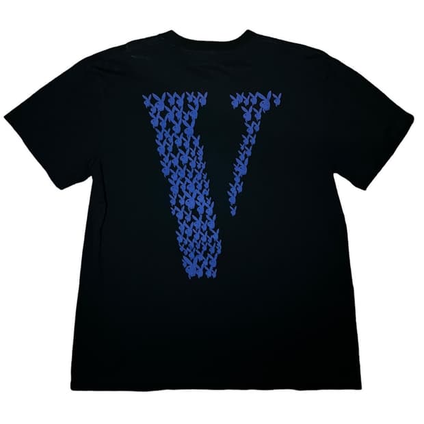 브이론 x 플레이보이 카티 반팔 블루 투어버전 미판