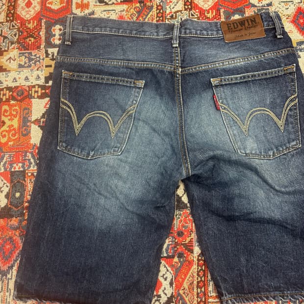 EDWIN Vintage Japan Blue Denim Half