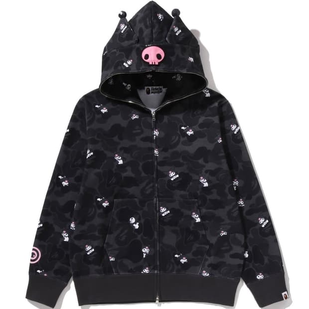 Sanrio Bape 산리오 X 베이프 쿠로미 후드집업 XS