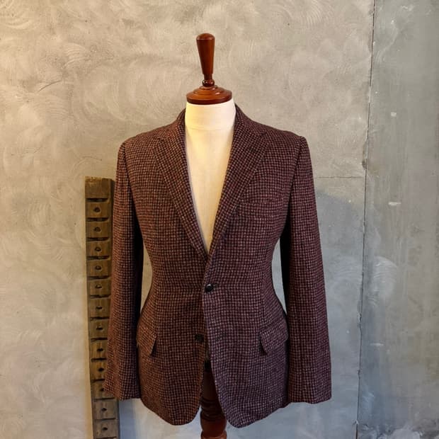 마시모 피옴보 플란넬 자켓 슬림100