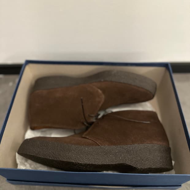 sanders 샌더스 스웨이드 처카부츠