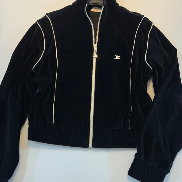 셀린느 트리오페 벨벳집업(S)