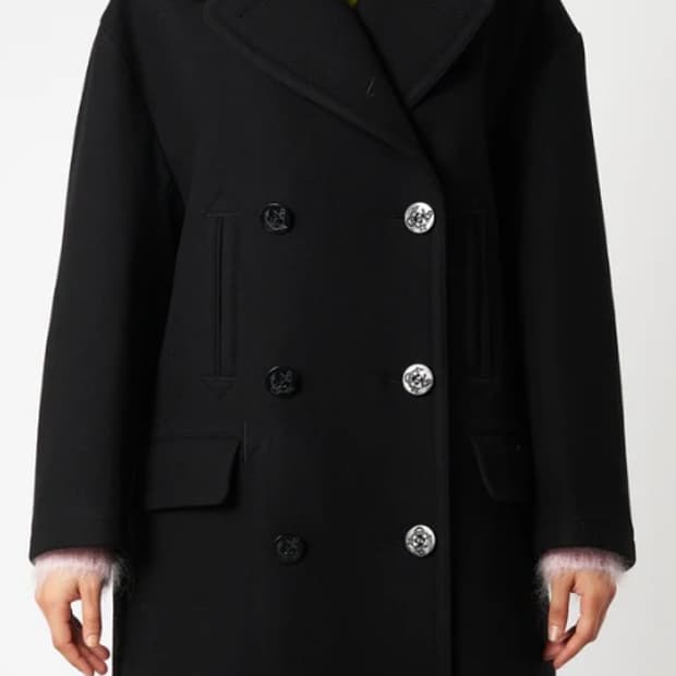 aspesi 아스페시 피코트 S사이즈 블랙