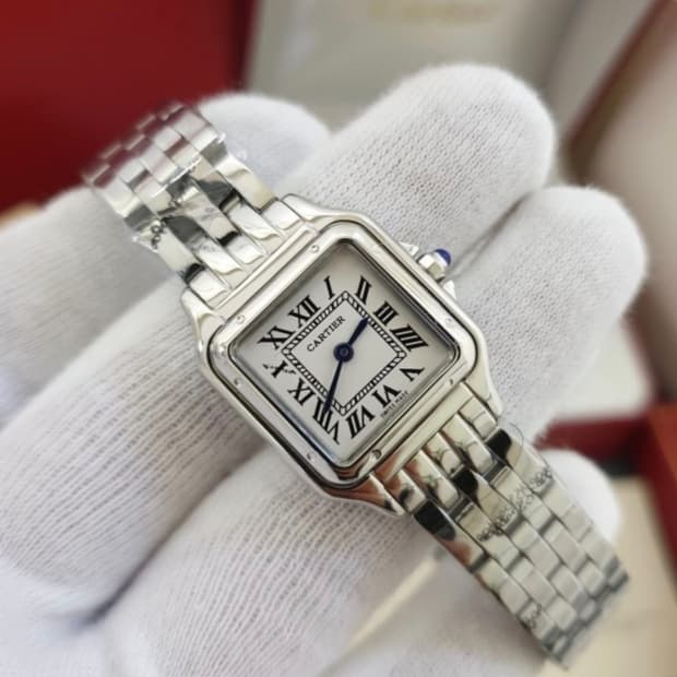 까르띠에 팬더 실버 멘탈