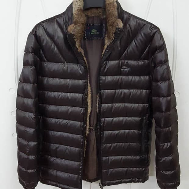 라코스테 남성 다운 경량 패딩  M