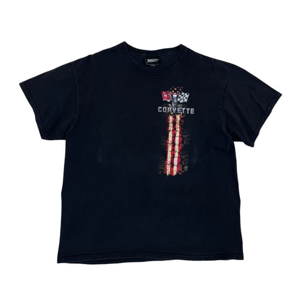 [XL] USA 쉐보레 콜벳 빈티지 반팔 티셔츠 