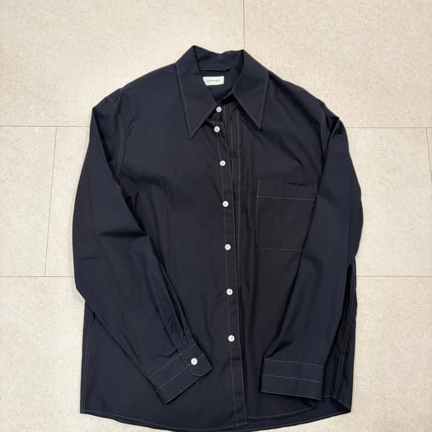 (새상품)르메르 빅카라 셔츠 50