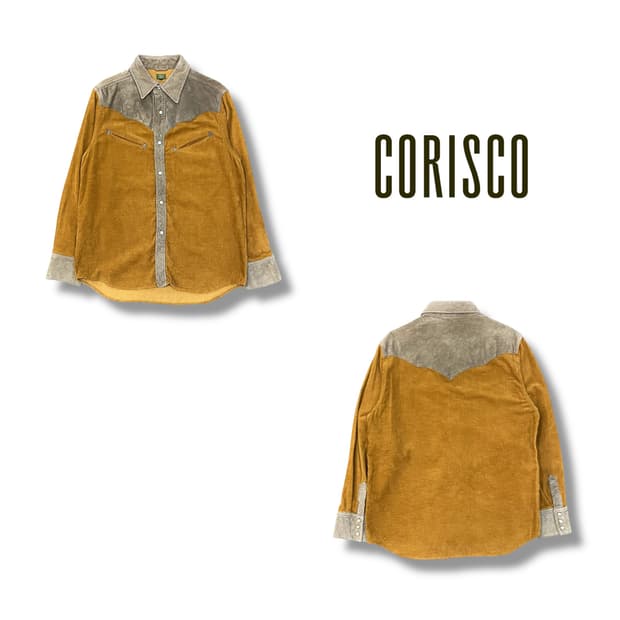  corisco 코듀로이 웨스턴셔츠 y12601