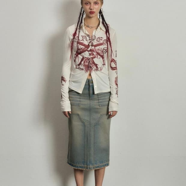 배디 Spellbound DTP Shirt Cream