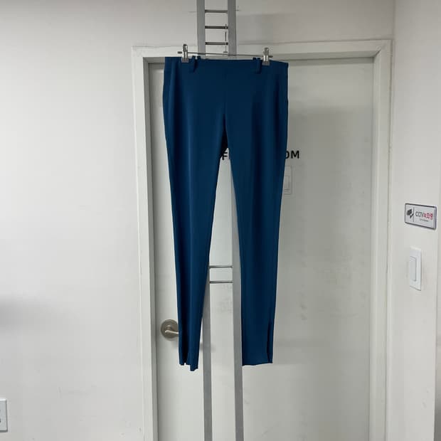 발렌시아가 실크 팬츠 블루 38(W)