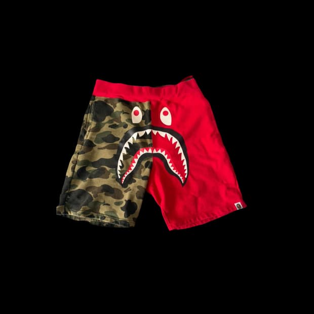 [L] 베이프 스필릿 샤크 반바지