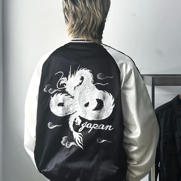 호시히메 화이트 드래곤 새틴 수베니어 스카쟌