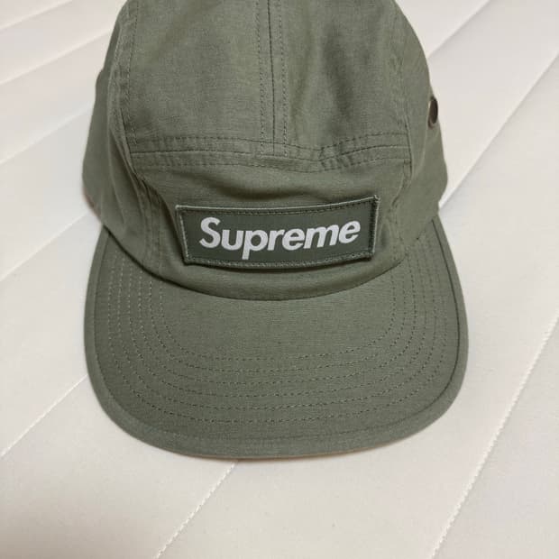 슈프림 밀리터리 캡프캡 올리브