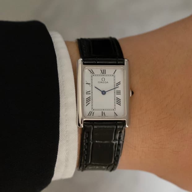 오메가 탱크 수동 빈티지 시계