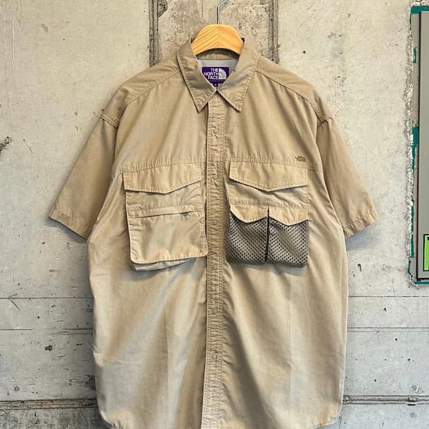 노스페이스 퍼플라벨 린넨 필드 셔츠