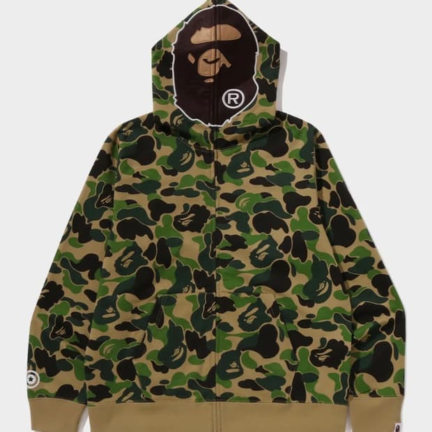 베이프 후드집업 Bape 카모 풀집 후드티 L사이즈