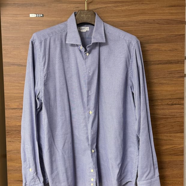 Code 1926 Linea Gold 블루 패턴 셔츠 (XXL 정도)