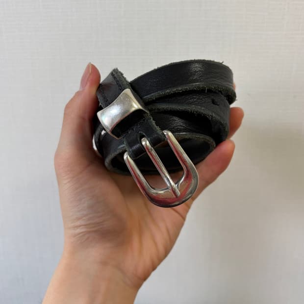 [90] 아워레가시 2cm 벨트 블랙