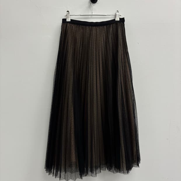 ORR 오르 블랙 튤 볼륨 샤 스커트