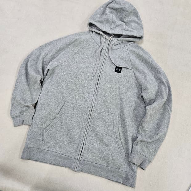 2XL 언더아머 UA라이벌 플리스 풀집 후드집업 0703Y