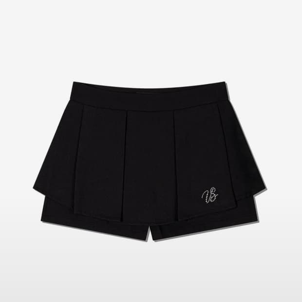 어글리쉐도우 튤립 팬츠 스커트(블랙) M