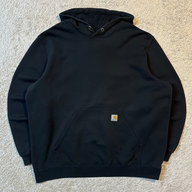 칼하트 CARHARTT 미드웨이트 오리지널핏 기모 후드티 블랙