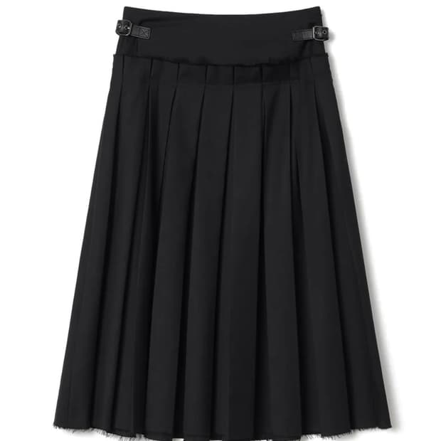 MILLO WOMEN Buckle pleated skirt
