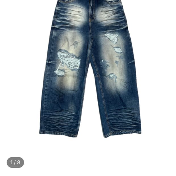 파코 서플라이 배기 팬츠 GARAGE BAGGY DENIM PANTS